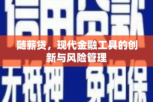 宝坻随薪贷，现代金融工具的创新与风险管理
