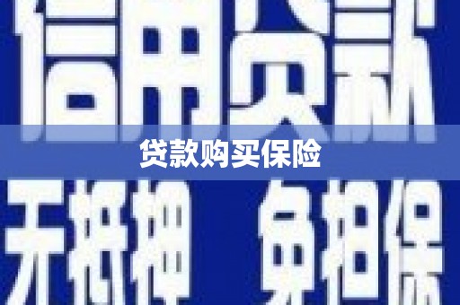 宝坻贷款购买保险