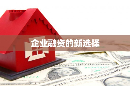 宝坻企业融资的新选择