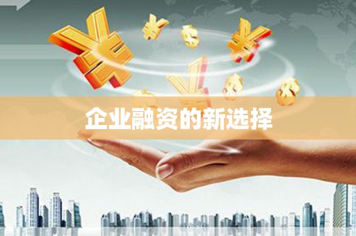 宝坻企业融资的新选择
