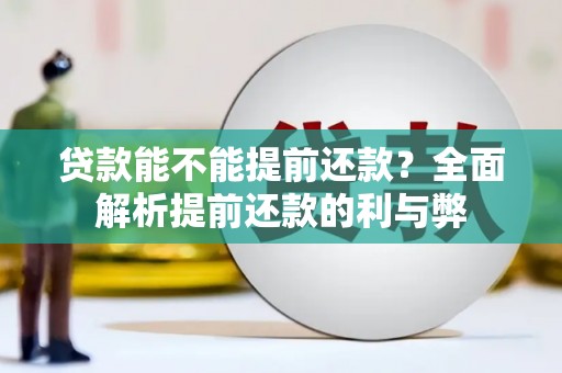 宝坻贷款能不能提前还款？全面解析提前还款的利与弊