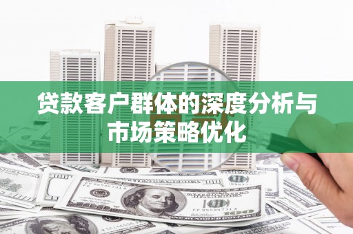 宝坻贷款客户群体的深度分析与市场策略优化