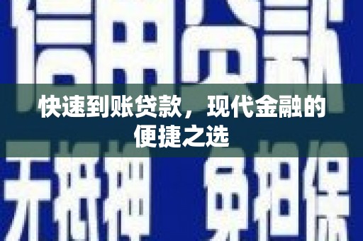 宝坻快速到账贷款，现代金融的便捷之选