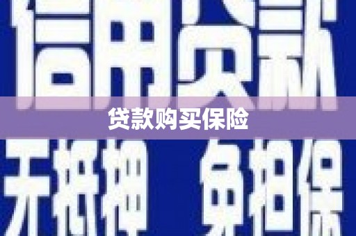 宝坻贷款购买保险