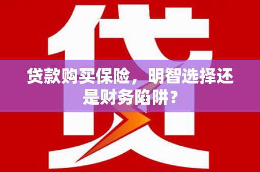宝坻贷款购买保险，明智选择还是财务陷阱？