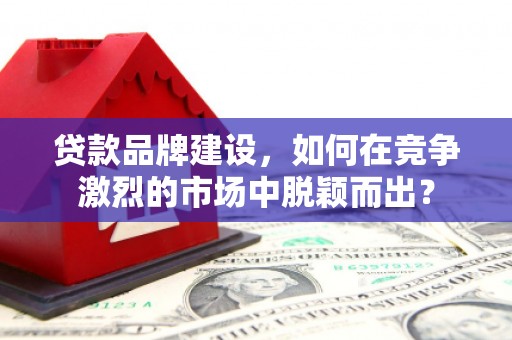 宝坻贷款品牌建设，如何在竞争激烈的市场中脱颖而出？