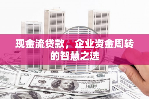 宝坻现金流贷款，企业资金周转的智慧之选