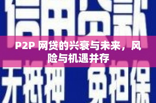 宝坻P2P 网贷的兴衰与未来，风险与机遇并存